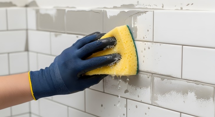 cleaning grout