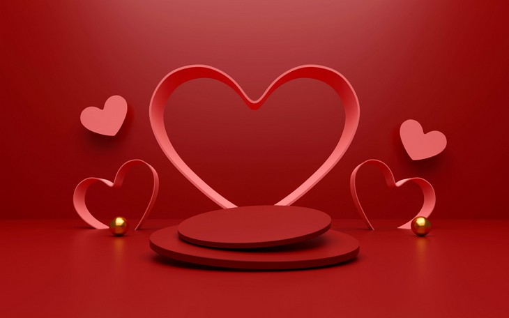 Wallpapers for Computer and Smartphone on the theme of love