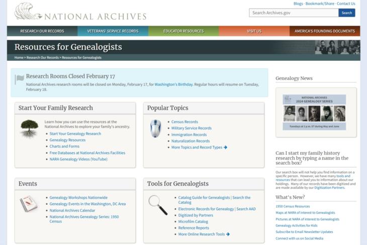  Free Ancestry Sites