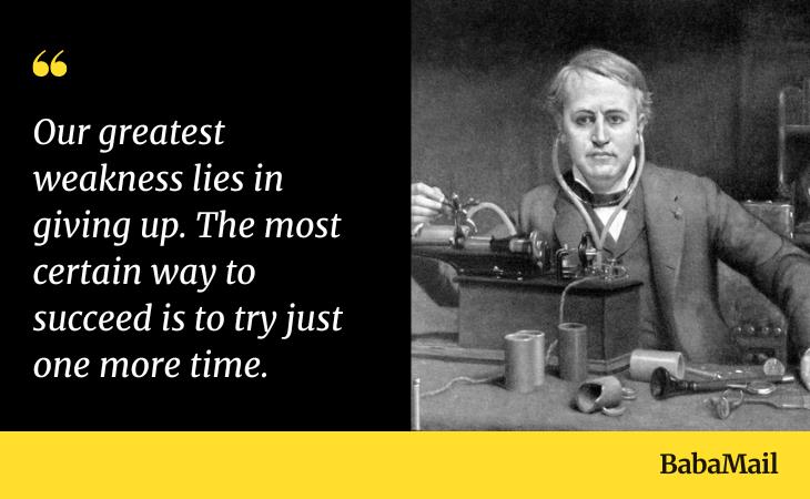 Thomas Edison’s quotes