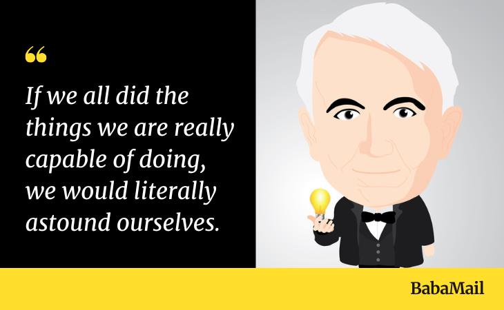 Thomas Edison’s quotes