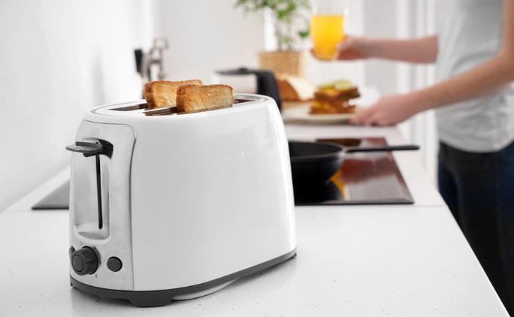 Things not to keep near the stove: Toaster