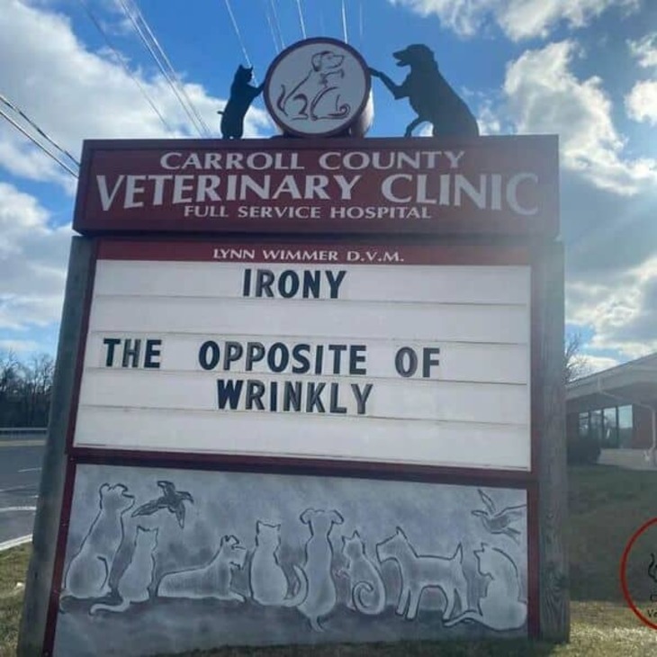Funniest Vet Signs 