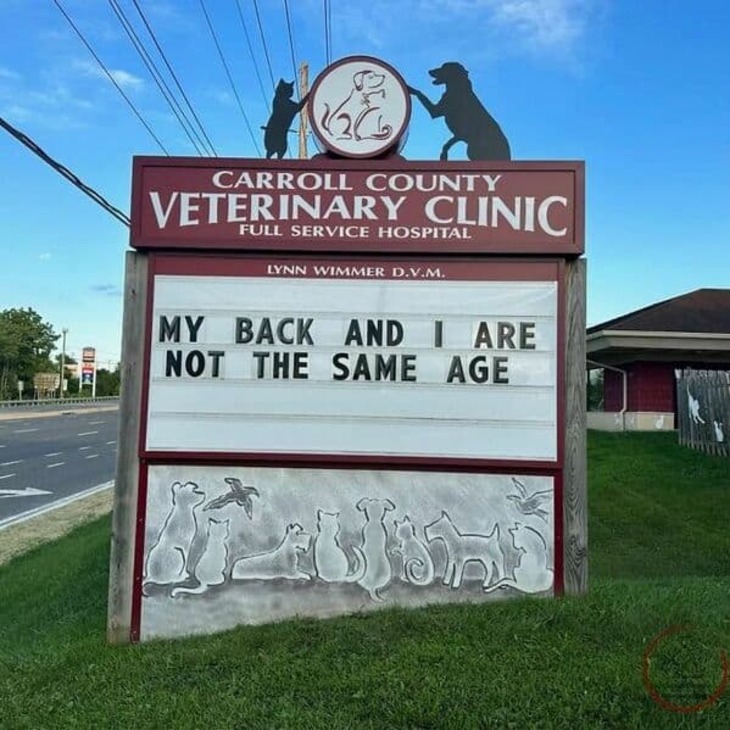 Funniest Vet Signs 