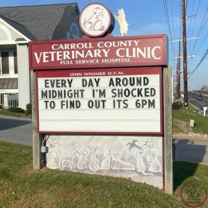 Funniest Vet Signs 