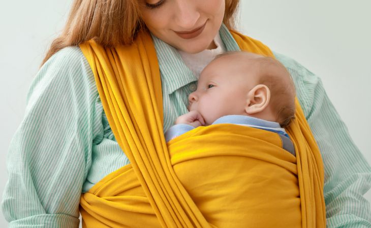 Criação Koala: Mãe com bebê em um sling