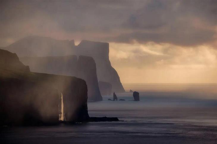 Winning photos from the GDT Nature Photographer competition for 2025: Foggy weather on a seaside cliff