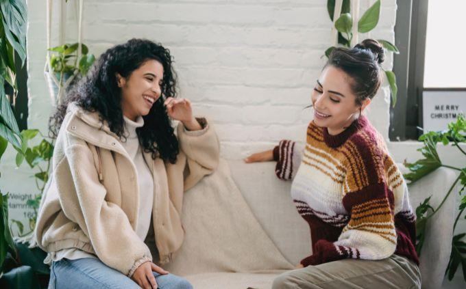 What is your communication style: two women talk about the couch