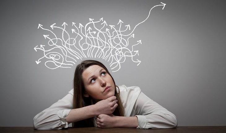Emotions and Decision-Making: A Woman with Scattered Thoughts