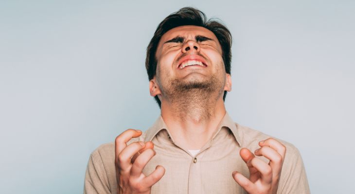 How to identify emotions and the message they convey: An angry man