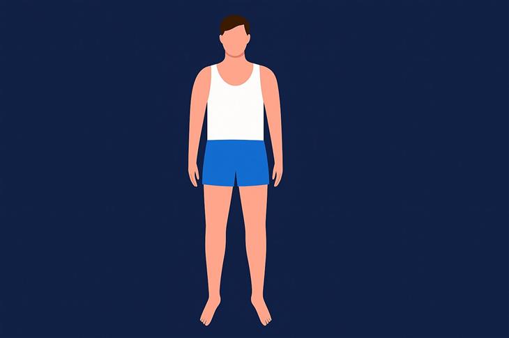 How sleep position affects sleep quality: a person sleeping in the soldier position