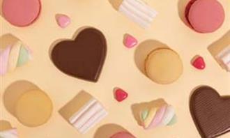 Find the differences: chocolates and hearts