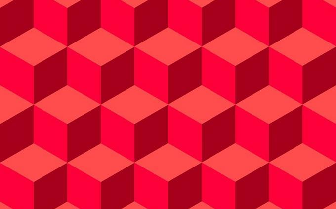 Memory test: red cubes