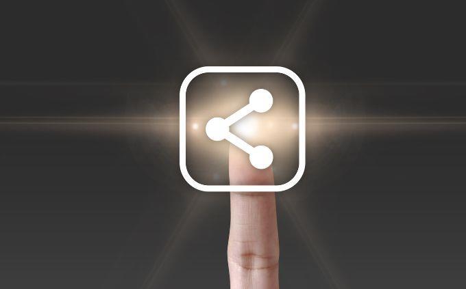 Which social network is suitable for your personality: a finger pressing a sharing button