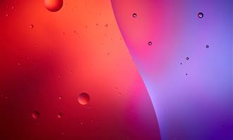 Do you fall in love quickly?  Red and Purple -colored abstract painting