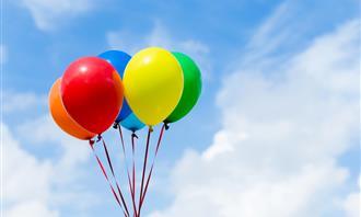 Do you fall in love quickly? Balloons in the air