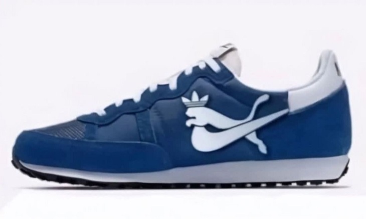 Failed designs and funny signs: Counterfeit shoe