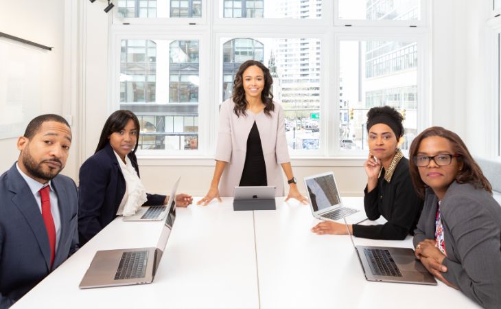 Fiedler’s Contingency Model for Leadership: A woman leading a team