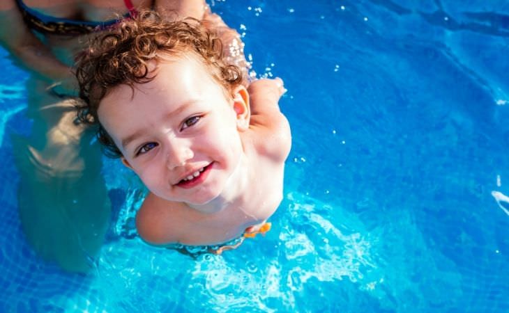Pool Safety: Young Child in Pool