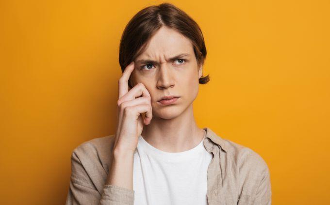 Hard trivia: a man thinks