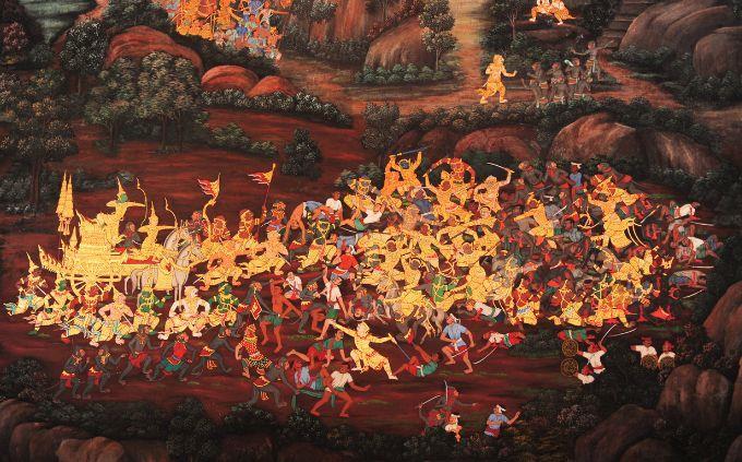 Hard trivia: an ancient drawing of war