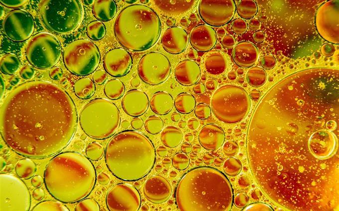 Personality and colors test: abstract painting