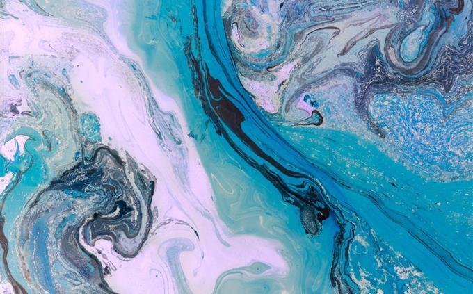 Personality and colors test: abstract painting