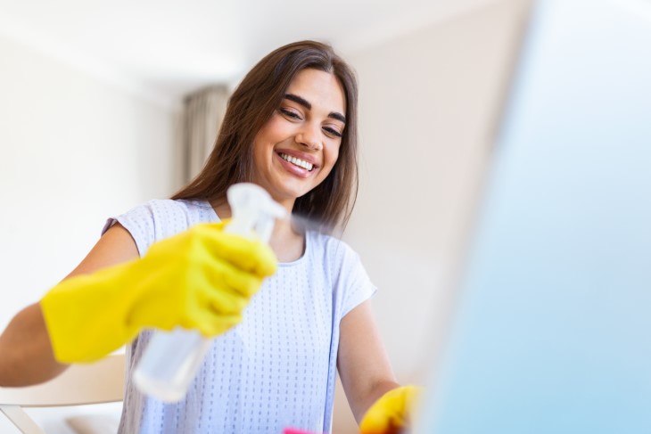 disinfect house after flu