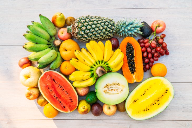 fruits and vegetables