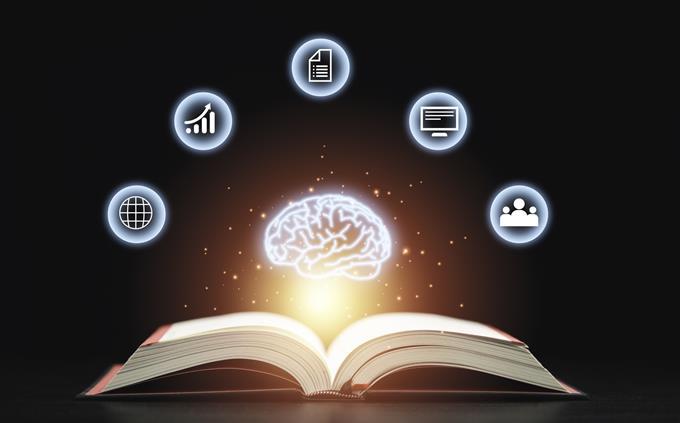 General knowledge test: brain over book
