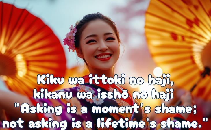Wise Japanese Proverb
