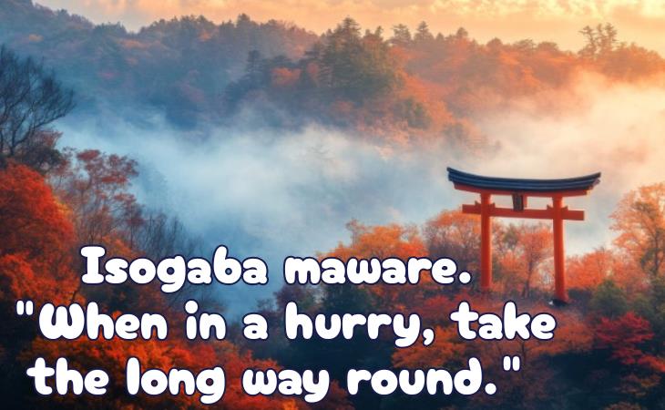 Wise Japanese Proverb