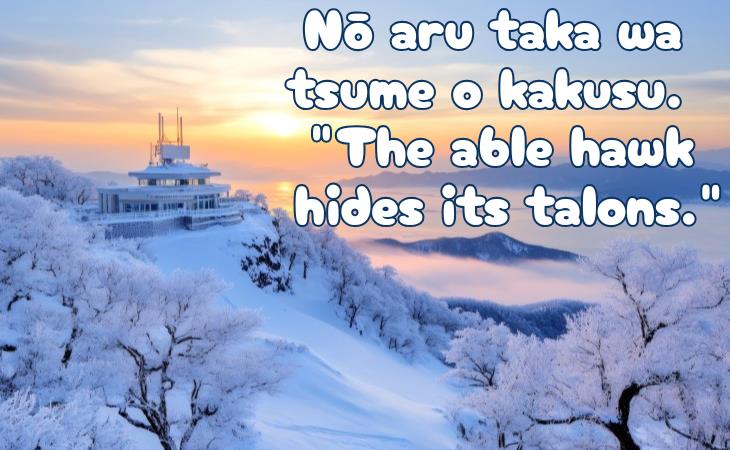 Wise Japanese Proverb
