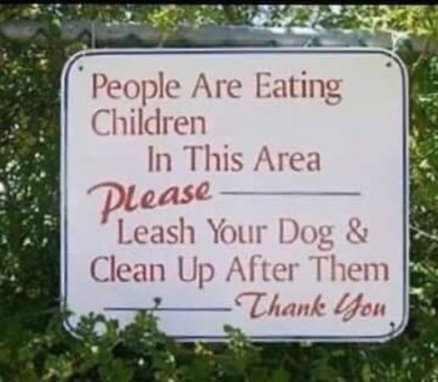 funny warning signs