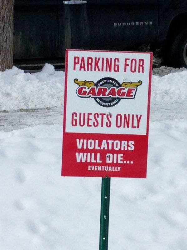 funny warning signs