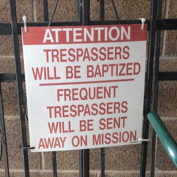 funny warning signs