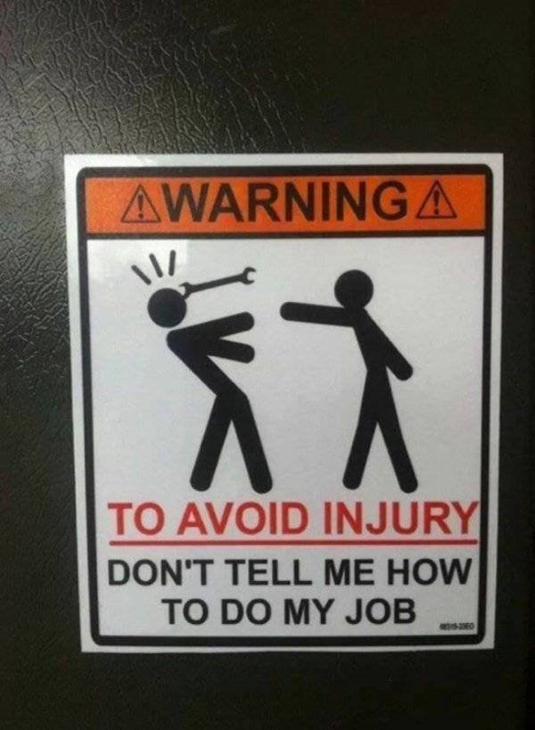 funny warning signs