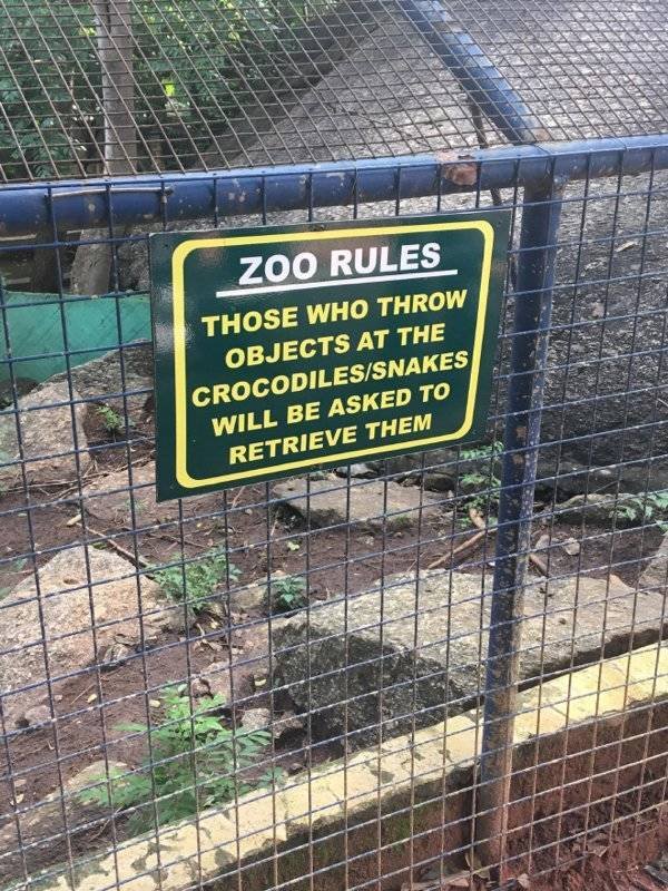 funny warning signs