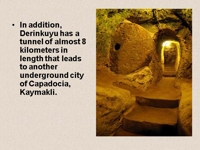 Derinkuyu, The Underground City!