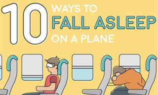 10 Ways to Fall Asleep on a Plane