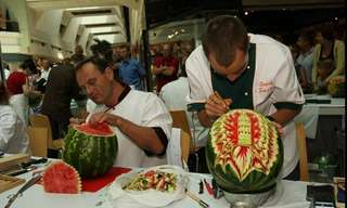 Artistic and Imaginative Watermelon Carvings