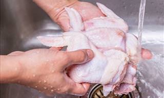 Washing Chicken Causes Food-Borne Illness