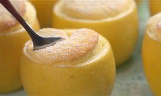 Serve Up a Lemon Soufflé in the Lemon Itself