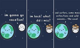 Funny Comics: Learning About Space with a Smile