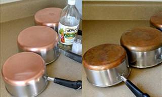 Video: Cleaning Copper Pots with Salt & Vinegar
