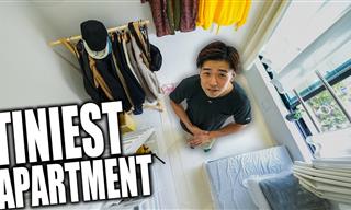 Inside a Japanese LUXURY Micro Apartment