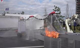 A Water-Spitting Robot Will Now Extinguish Fires