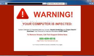 How to Spot a Fake "Your Computer Is Infected" Pop-Up