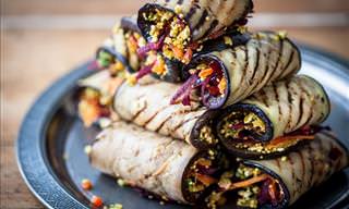 How to Make Delicious Grilled Aubergine Rolls