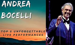The Best of Andrea Bocelli – 5 Memorable Live Performances